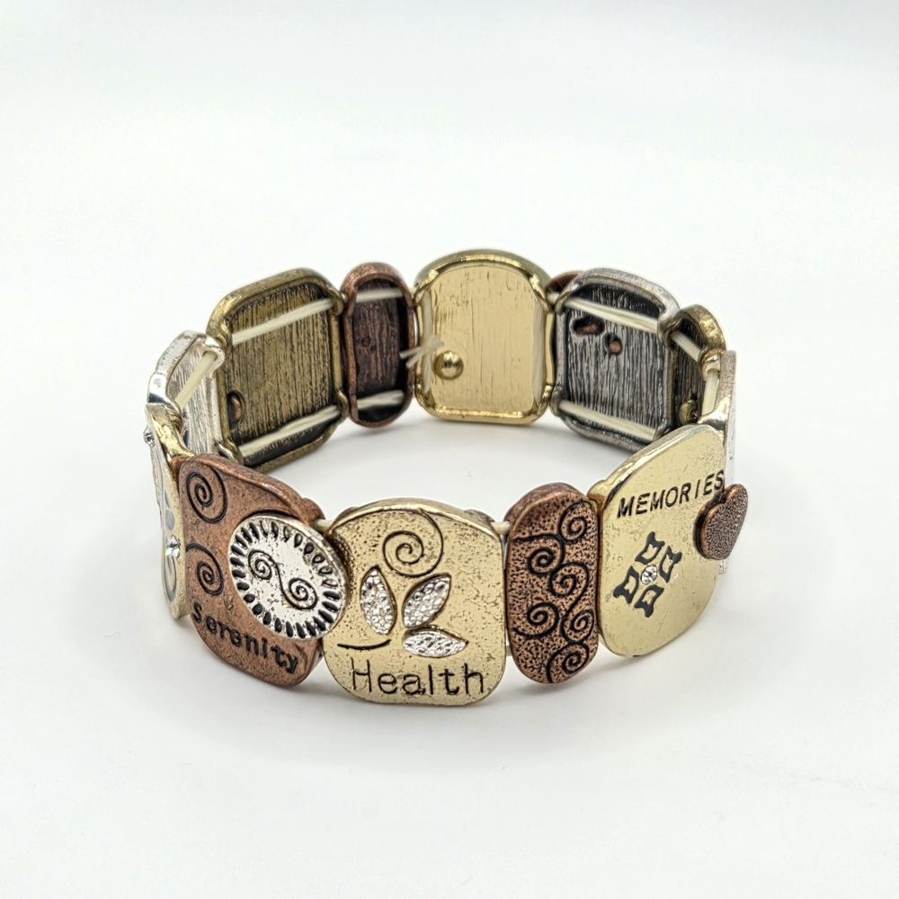 Family, Love, Serenity Manifestation Gratitude Bracelet
